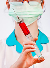 Image showing Old medical syringe