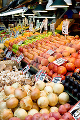 Image showing Fruit stand