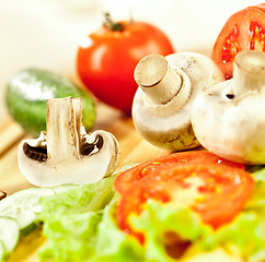 Image showing mushroom champignon