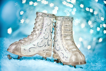 Image showing Christmas skates