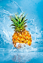 Image showing Fresh pineapple