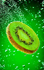 Image showing kiwi in water