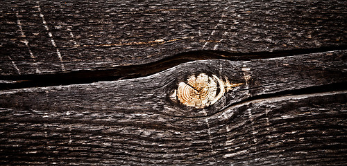 Image showing Old stained board