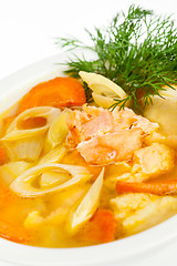 Image showing Fish soup