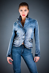 Image showing jeans collection clothes