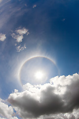 Image showing blue sky with clouds