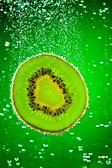 Image showing kiwi in water