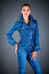 Image showing jeans collection clothes