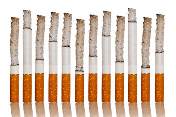 Image showing lighted cigarettes