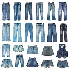 Image showing Jeans mode