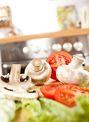 Image showing mushroom champignon