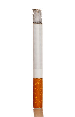 Image showing Lighted cigarette