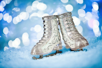 Image showing Christmas skates