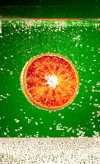 Image showing fresh red orange