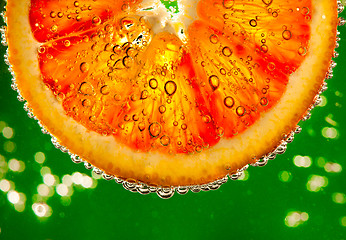 Image showing fresh red orange