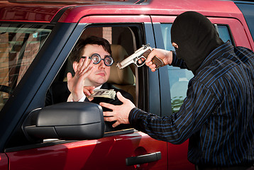 Image showing Robbery of the businessman