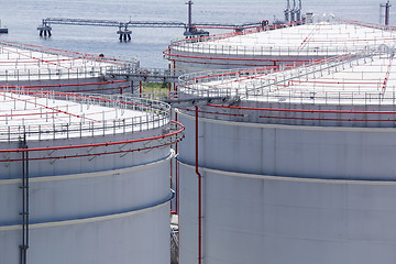 Image showing oil tanks