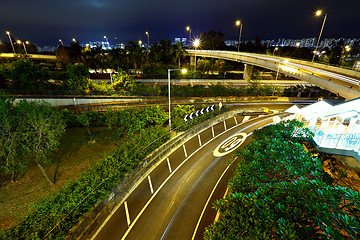 Image showing highway at night