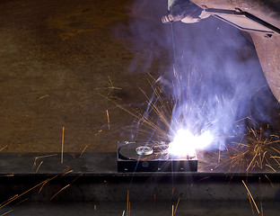 Image showing welding on a hard drive