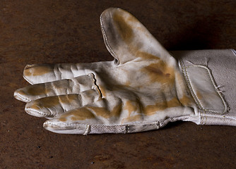 Image showing used working glove