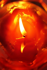 Image showing burning candle background