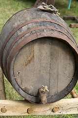 Image showing Oak barrel