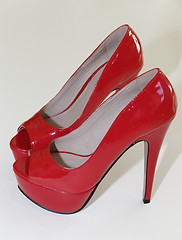 Image showing red shoes