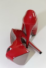 Image showing red shoes
