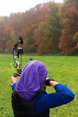 Image showing Compoundbow Shooting