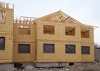 Image showing Construction of a new home