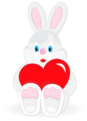 Image showing bunny with heart