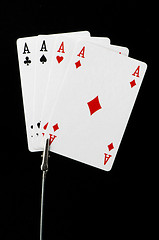 Image showing Playing cards poker game