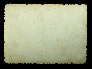 Image showing Old paper sheet