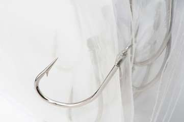 Image showing Fishing hooks