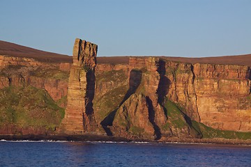 Image showing Old Man rock on Orkney Islands