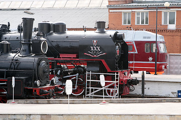 Image showing In the railway museum of Saint-Peterburg