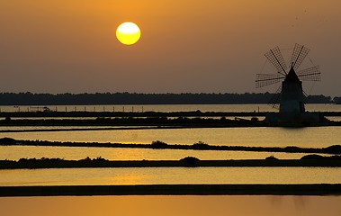 Image showing Windmill at Marsala