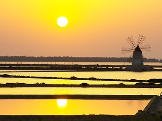 Image showing Windmill at Marsala