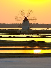 Image showing Windmill at Marsala