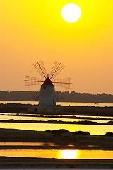 Image showing Windmill at Marsala