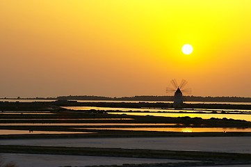 Image showing Windmill at Marsala