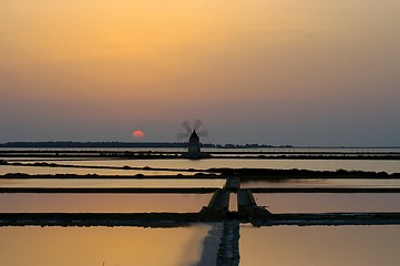 Image showing Windmill at Marsala