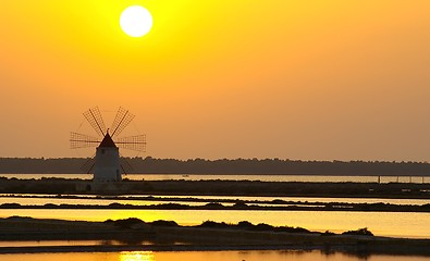 Image showing Windmill at Marsala