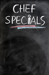 Image showing Chef specials