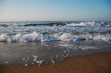 Image showing Surf of the Mediterranean