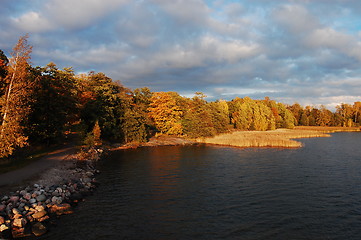 Image showing Lake in autumn