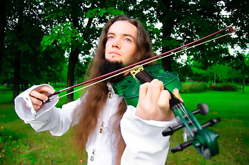 Image showing Young violinist 