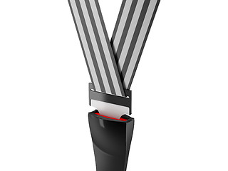 Image showing seat belt used in cars 