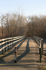 Image showing Wooden Bridge