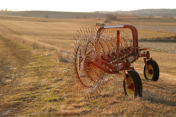 Image showing Wheel Rakes - back